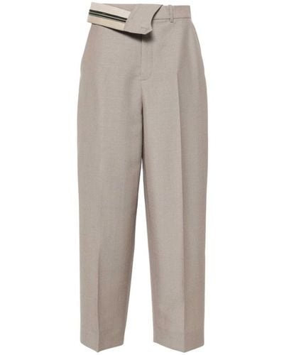 Fendi Wide Trousers - Grey