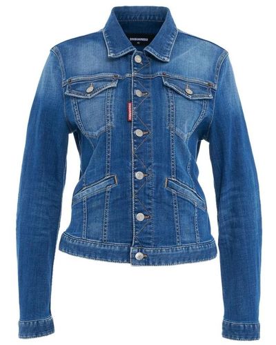 DSquared² Jackets > denim jackets - Bleu