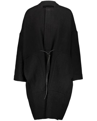Rick Owens Coats > single-breasted coats - Noir