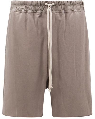 Rick Owens Shorts mit elastischem bund ss24 - Grau