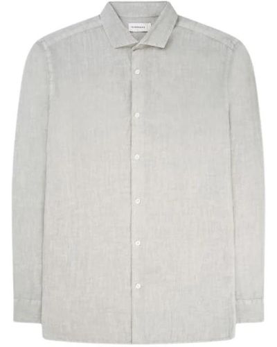 The Goodpeople Camicia in cotone verde chiaro stile soho - Bianco