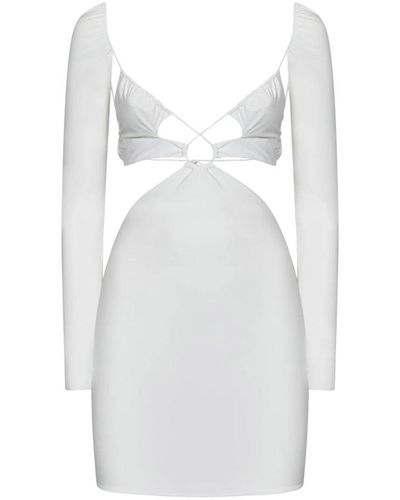 Amazuìn Short Dresses - White