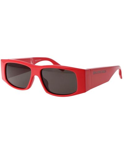 Balenciaga Stylische sonnenbrille bb0100s - Rot