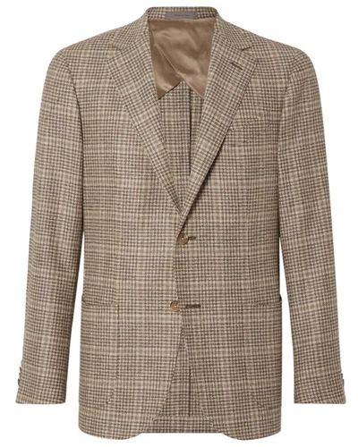 Corneliani Suits > formal blazers - Marron