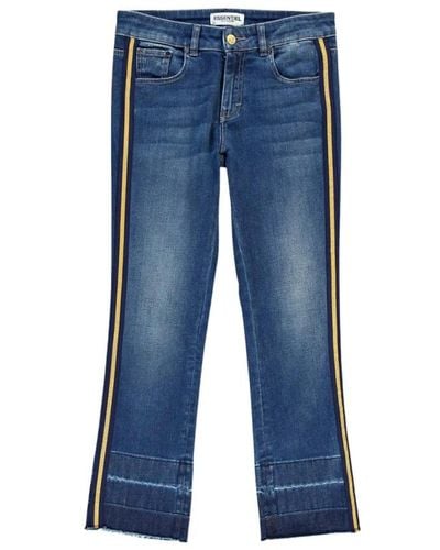 Essentiel Antwerp Cropped-jeans - Blau