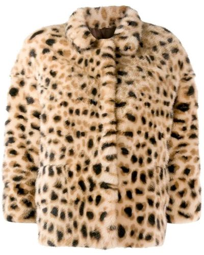 Simonetta Ravizza Jackets > faux fur & shearling jackets - Neutre