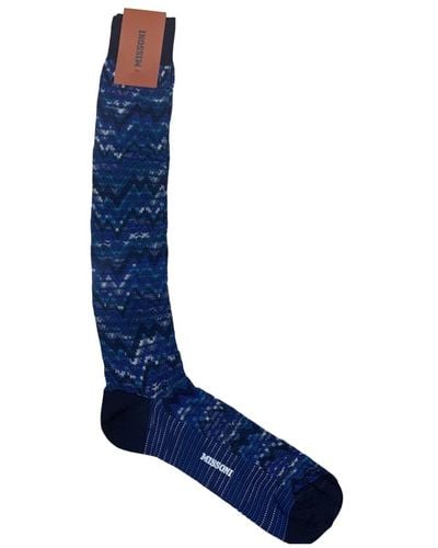 Missoni Socks - Blue