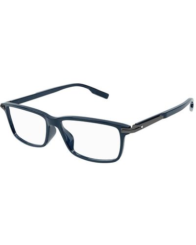Montblanc Mb0217o 003 occhiali - Blu