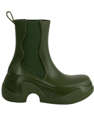 XOCOI Chelsea boots - Vert