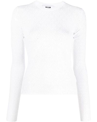MSGM Sweater - Weiß