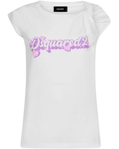 DSquared² Tops > t-shirts - Blanc