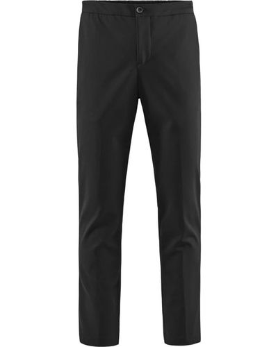 Bomboogie Pantaloni chino con elastico - Nero