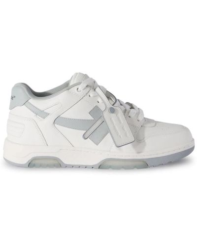 Off-White c/o Virgil Abloh Weiße out of office sneakers,multicolor leder sneakers weiß grau