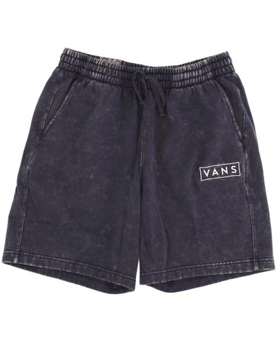 Vans Mineral wash loose fleece shorts - Blau
