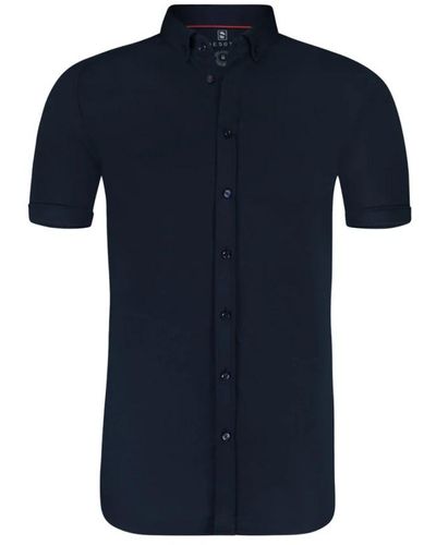 DESOTO Short Sleeve Shirts - Blue