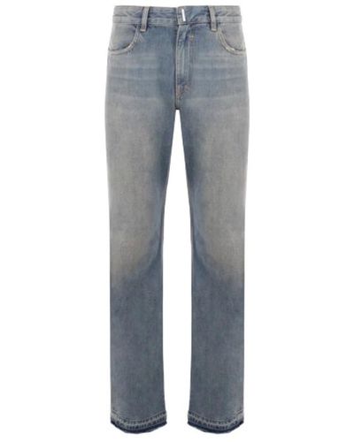 Givenchy Regular-fit distressed denim jeans - Blau