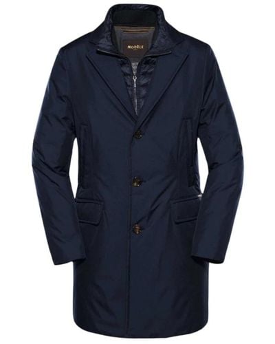 Moorer Ducale-ads coat - Blu