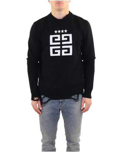 Givenchy Round-Neck Knitwear - Black