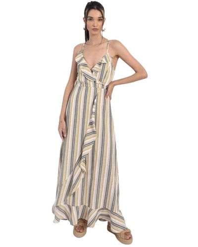 Molly Bracken Maxi Dresses - Mettallic