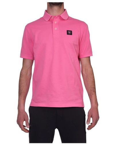 Blauer Polo Shirts - Pink
