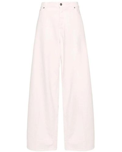 Haikure Stylische bethany twill loose-fit jeans - Pink