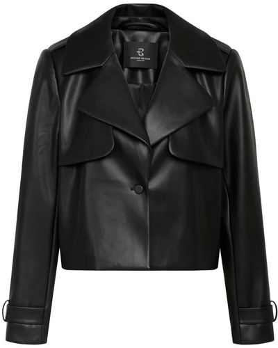 Bruuns Bazaar Jackets > leather jackets - Noir