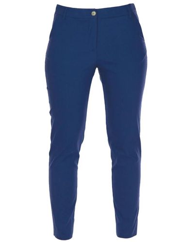 Vicario Cinque Trousers > cropped trousers - Bleu