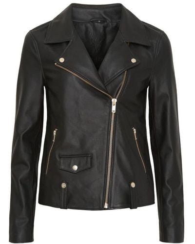 Notyz Leather Jackets - Black