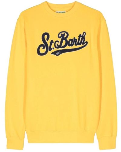 Mc2 Saint Barth Sweatshirts - Yellow