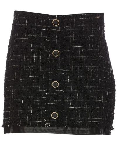 Liu Jo Short Skirts - Black