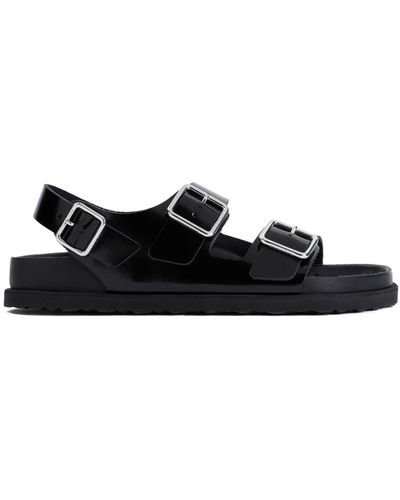 Birkenstock Flat Sandals - Black