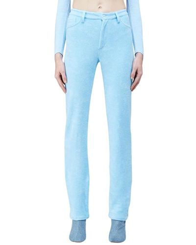 Maisie Wilen Trousers > slim-fit trousers - Bleu