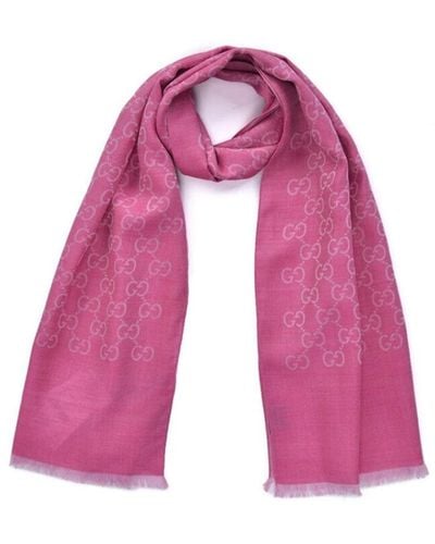 Gucci Winter Scarves - Pink