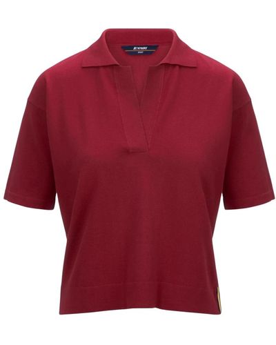 K-Way Polo Shirts - Red