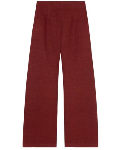 Cortana Wide Trousers - Red