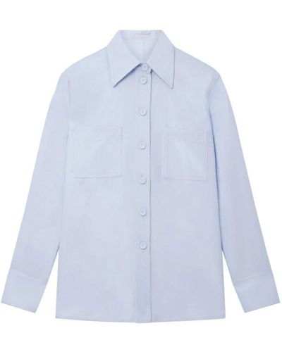 Stella McCartney Camisa de franela de stella mc cartney - Azul