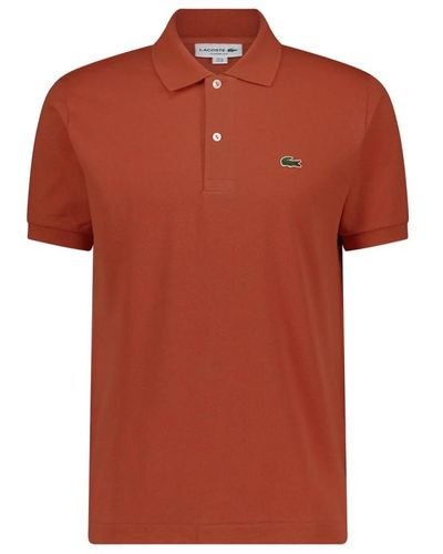 Lacoste Klassisches poloshirt - Rot