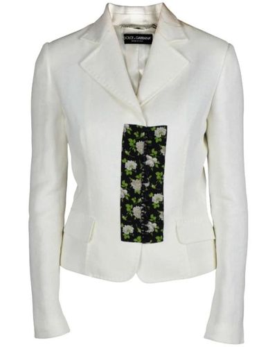 Dolce & Gabbana Jackets > blazers - Blanc