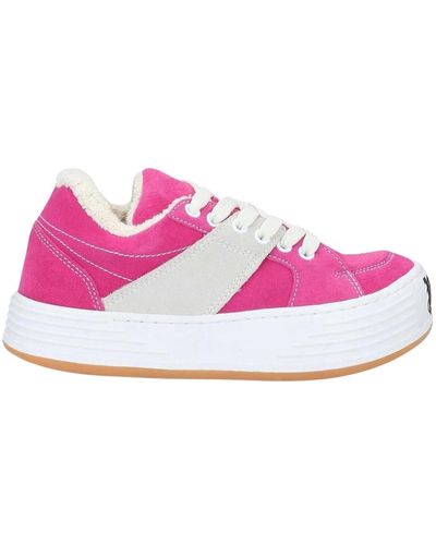Palm Angels Rosa suede logo sneakers - Lila