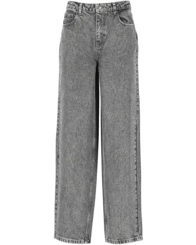 ROTATE BIRGER CHRISTENSEN Wide Jeans - Gray