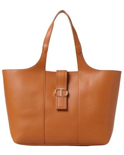 Twin Set Shoulder Bags - Brown