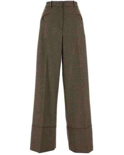 Bally Trousers > wide trousers - Marron