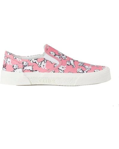Celine Stylische slip-on sneakers für männer - Pink