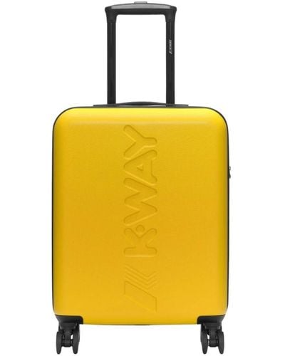 K-Way Cabin trolley piccola valigia - Giallo