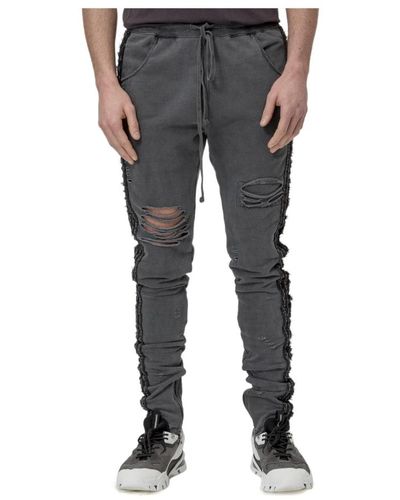 Alchemist Trousers > slim-fit trousers - Gris