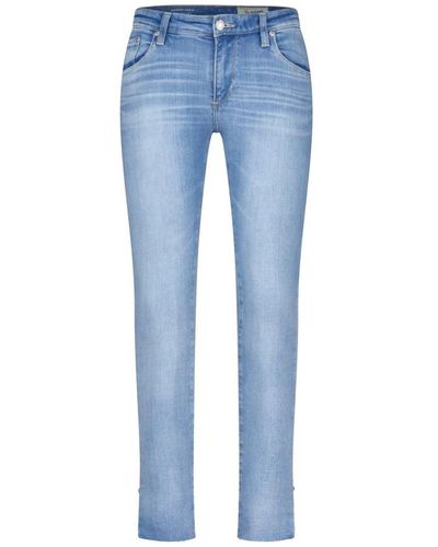 AG Jeans Slim-fit elastische denim jeans - Blau