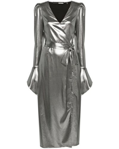 ROTATE BIRGER CHRISTENSEN Elegantes kleid abito 145002 - Grau