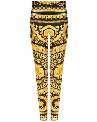 Versace Gemusterte leggings - Mettallic
