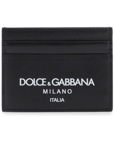 Dolce & Gabbana Schwarze geldbörsen von dolce&gabbana