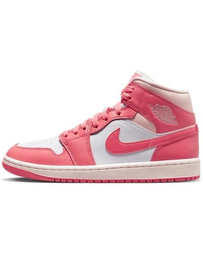 Nike Fresas y crema mid sneakers - Rosa